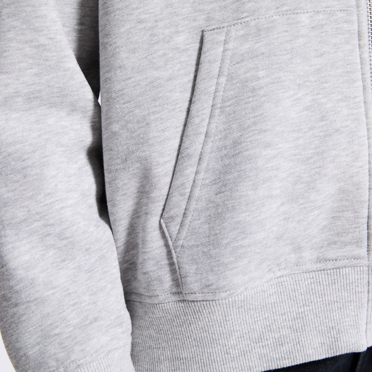 Zip hoodie "Tom star" Grey melange 3